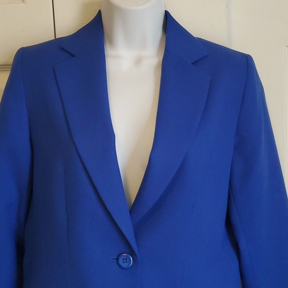 Pendleton Royal Blue Wool Single Button Blazer - image 3